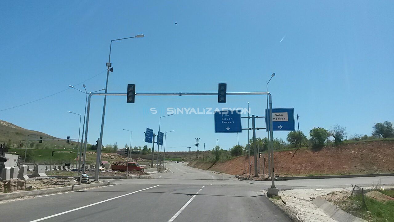 Construction de signalisation routière dans le réseau de la 9e région de TCK 2017