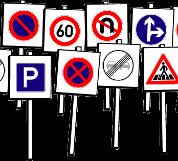 Panneaux de signalisation standards