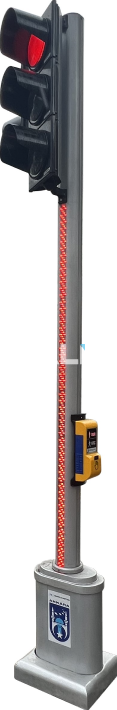 Poteau de signalisation standard LED basé sur GPS