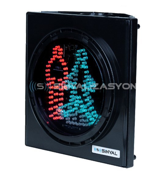 Feux de signalisation piéton animée Sarix™ Q200 avec LEDs 5 mm